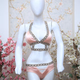 High Quality Pure Silk Bikini Style Padded Bra & Panty Set