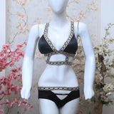 High Quality Pure Silk Bikini Style Padded Bra & Panty Set