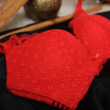 High Quality Red Padded Bra and Panty