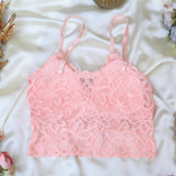 Lace Padded Strapless Bralette