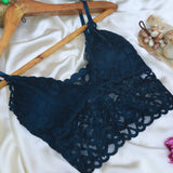 Lace Padded Strapless Bralette