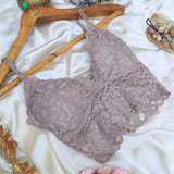 Lace Padded Strapless Bralette