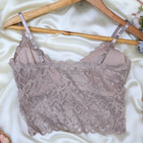 Lace Padded Strapless Bralette