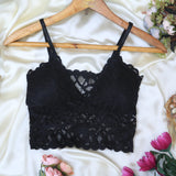 Lace Padded Strapless Bralette