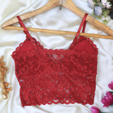 Lace Padded Strapless Bralette