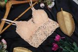 Lace Padded Strapless Bralette