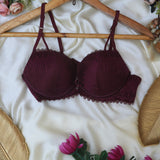 Russian Push Up Adjustable Lace Edge Bra