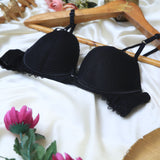 Russian Push Up Adjustable Lace Edge Bra