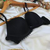 Russian Push Up Adjustable Lace Edge Bra