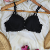 Russian Push Up Adjustable Lace Edge Bra