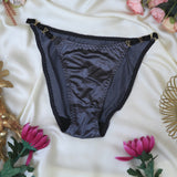 Ice Silk Satin Lingerie Seamless Panty