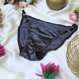 Ice Silk Satin Lingerie Seamless Panty