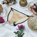 Ice Silk Satin Lingerie Seamless Panty