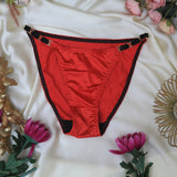 Ice Silk Satin Lingerie Seamless Panty