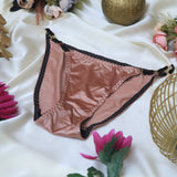 Ice Silk Satin Lingerie Seamless Panty